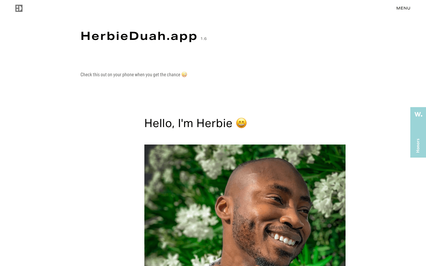 herbieduah.app screenshot 2